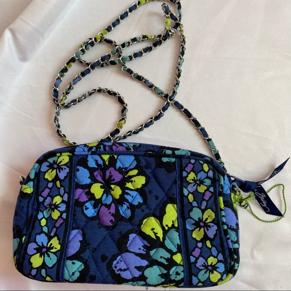 Vera Bradley Indigo Pop Mini Chained Crossbody